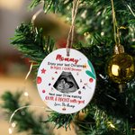 Personalized Gift For Future Mommy Enjoy Your Last Christmas In Peace And Quiet Ornament