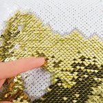 Personalised Fantasy Unicorn Reversible Magic Sequins Flip Throw Pillow Cover with Name Kid Gift