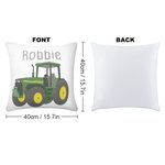 Personalised Fantasy Unicorn Reversible Magic Sequins Flip Throw Pillow Cover with Name Kid Gift