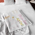Couverture souple personnalisée Peter Rabbit Baby Milestone Growth Tracker Photo Prop Baby Shower Birthday Gift for Newborn Kid