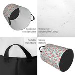 Panier de rangement de jouets pour enfants, personnalisé et imprimé de fleurs
