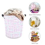 Panier de rangement pliable personnalisé Dinosaure Fantaisie Licorne pour enfant Lessive Jouets Organisateur