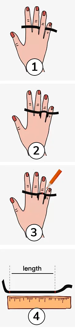 How to measure ring size