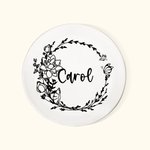 Fiore di nascita personalizzato con nome Piatto gioiello per donne Compleanno Regalo per la festa della mamma
