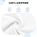Cadeaux personnalisés de couverture d'emmaillotage de bébé de licorne de dinosaure
