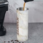 Bicchiere grande personalizzato con iniziali monogramma