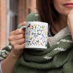 Personalised Bird Nerd Mug with Name Gifts for Bird Lovers
