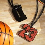 Personalised Basketball Necklace with Engraved Name Number Birthday Match Day Gift for Basketball Players Sport Lovers