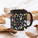 Personalised Bird Nerd Mug with Name Gifts for Bird Lovers