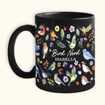 Personalised Bird Nerd Mug with Name Gifts for Bird Lovers