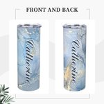Bicchiere grande personalizzato con iniziali monogramma