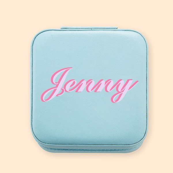 Portagioie personalizzato con iniziali a monogramma grandi Regalo per lei