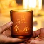 Personalized I Wish You Lived Next to Me Candle Holder Home Warming Gifts