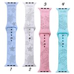 Pulsera personalizada de silicona con diseño de tortuga marina para Apple Samsung