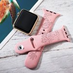 Pulsera personalizada de silicona con diseño de tortuga marina para Apple Samsung
