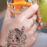 Bouquet de fleurs de naissance tatoué à l'épreuve de l'eau et personnalisé avec nom Lot de 15 cadeaux de fête Cadeau de fête des mères pour elle