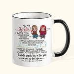 Gepersonaliseerde To My Bestie Mok met Naam Verjaardagscadeau voor Vriendin Zus