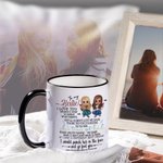 Gepersonaliseerde To My Bestie Mok met Naam Verjaardagscadeau voor Vriendin Zus