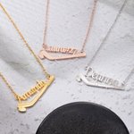 Personalisierte Eishockey Name Halskette für Hockey-Liebhaber Hockey Mütter Trainer Geschenk
