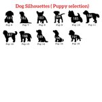 Ornement Noël en Bois Personnalisé avec Nom et Text Gravés Décoration Suspendue avec Silhouette de Chien Cadeau pour Amoureux d'Animal