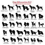 Ornement Noël en Bois Personnalisé avec Nom et Text Gravés Décoration Suspendue avec Silhouette de Chien Cadeau pour Amoureux d'Animal