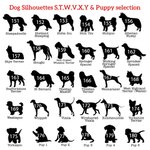 Ornement Noël en Bois Personnalisé avec Nom et Text Gravés Décoration Suspendue avec Silhouette de Chien Cadeau pour Amoureux d'Animal