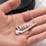 Personalisierte Eishockey Name Halskette für Hockey-Liebhaber Hockey Mütter Trainer Geschenk
