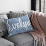 Nom personnalisé Coussin d'oreiller de jet housse de coussin