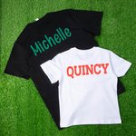 Personalisierte inspirierende Fußball Kind und Erwachsener T-shirt Hoodie mit Namen Match Day Geburtstagsgeschenk für Fußball-Liebhaber