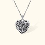 Collar relicario personalizado con 2 fotos grabado y árbol de la vida regalo del Día de la Madre aniversario y cumpleaños para madre