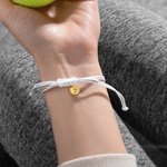 Personalizado Grabado Tenis Pulsera de Cuerda Ajustable con Inicial Cumpleaños Regalo Deportivo para Amante del Tenis Regalo