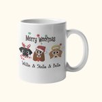 Personalized Dog Woofmas Mug Christmas Gift for Pet Lover