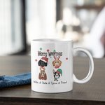 Personalized Dog Woofmas Mug Christmas Gift for Pet Lover