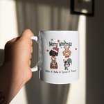 Personalized Dog Woofmas Mug Christmas Gift for Pet Lover