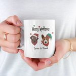 Personalized Dog Woofmas Mug Christmas Gift for Pet Lover