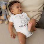 Personalised Protected By Pet Baby Onesie Christmas Gift