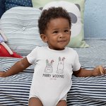 Personalised Protected By Pet Baby Onesie Christmas Gift