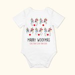 Personalised Protected By Pet Baby Onesie Christmas Gift