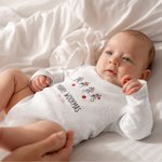 Personalised Protected By Pet Baby Onesie Christmas Gift