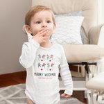 Personalised Protected By Pet Baby Onesie Christmas Gift