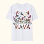 Maglietta personalizzata Felpa con cappuccio con farfalla di nascita e nome di famiglia per la nonna