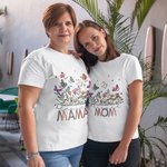 Maglietta personalizzata Felpa con cappuccio con farfalla di nascita e nome di famiglia per la nonna