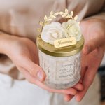 Personalised Rose Scented Candle Bridesmaid for Wedding Idea Gift Home Decor Great Wedding Favors