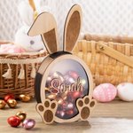 Tirelire de Pâques Modèle Lapin Licorne Dinosaure Décor Personnalisé avec Nom Cadeau de Pâques pour Enfant