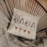 Personalized This Mama Loves Her Herd Highland Cow Cushion Throw Pillow Cover