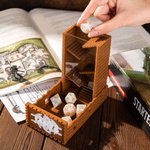 Personalised DND Portable Dice Box Dice Tower Dice Game 3D-Printed
