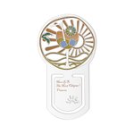 Signet personnalisé avec éléments de voyage pour les retraités