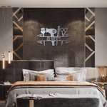 Enseigne en métal personnalisée pour salon de coiffure Barber Shop
