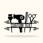 Enseigne en métal personnalisée pour salon de coiffure Barber Shop