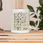 Tasse en céramique rétro personnalisée avec nom Cadeau de club de lecture pour les rats de bibliothèque lecteurs